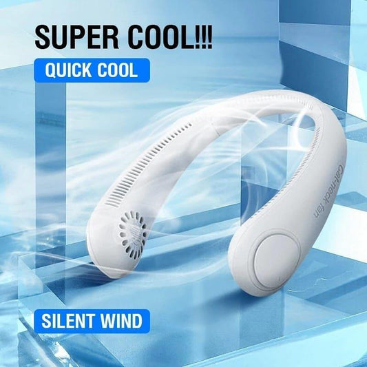 Ventilador de Cuello Portátil sin Aspas – Silencioso, Seguro y Recargable